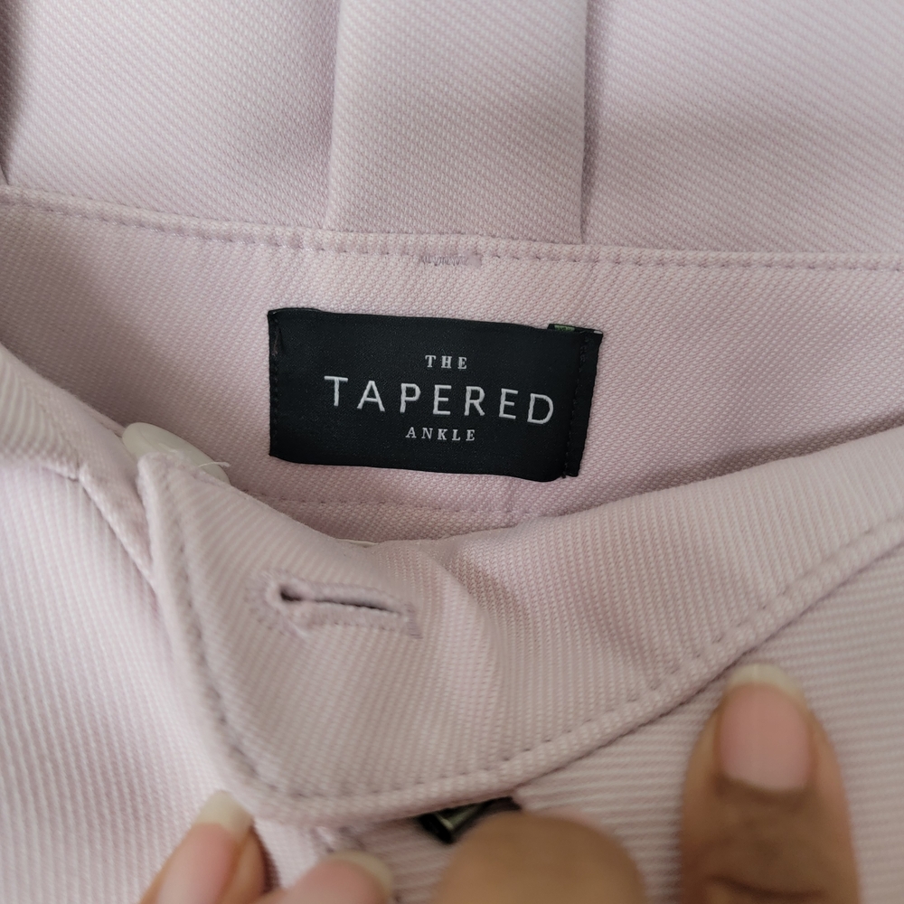 White House Black Market Women's Mauve Belted Trousers - Picture 4 of 11